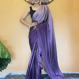 DIVASTRI Ombre Poly Chiffon Ready to Wear Saree-picture-42