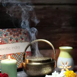 Exotic India Textured Dhoop Dani Pot-image-51