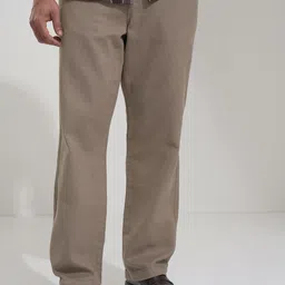 HIGHLANDER Men Straight Fit High-Rise Regular Trousers-image-49