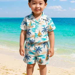 FASHION GRAB Boys Printed Shirt With Shorts-image-81