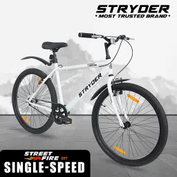 26" Street Fire Single Speed Bicycle | Durable & Stylish Ride 26 T (inch) Mountain Cycle-11