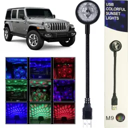 DISCO Light DJ Projection Light 7 Colors + 9 Functional Modes Wrangler Car Disco Shower Laser Light-38