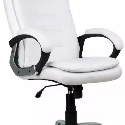 Ergonomic High-Back Leatherette Office Chair with Lumbar Support and Chrome Base Leatherette Office Executive Chair-image-6