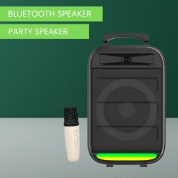 Clairbell Monster (BLUETOOTH TROLLEY SPEAKER) High Bass Sound Quality With Karaoke MicW117 35 W Bluetooth Party Speaker-image-68