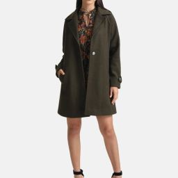 Felt Solid Coat For Women-image-19