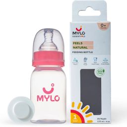 Baby Feels Natural Feeding Bottle for New Born Babies | Anti Colic | Easy Flow - 125 ml-image-31