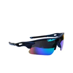Jiebo Men Blue Lens & Black Sports Sunglasses with-picture-22