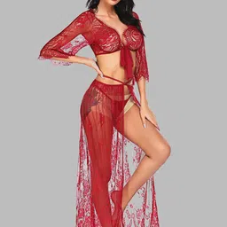 VAGHBHATT Net Baby Doll image 1