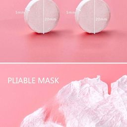 RANORE Set Of 50 Compressed Face Spa Sheets Mask For Anti-Ageing image 3