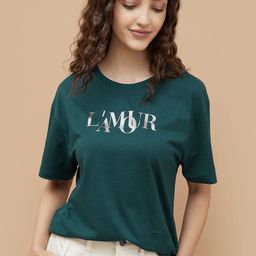 Fame Forever by Lifestyle Women Typography Printed Round Neck Pure Cotton T-shirt-picture-41