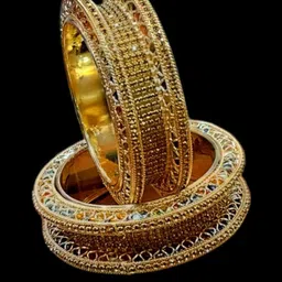 SGN fashion Gold Brass Bangles-picture-17