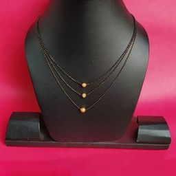 SUNHARI Gold-Plated Artificial Beads Mangalsutra-image-19