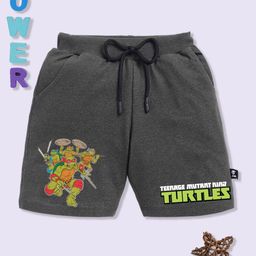 YK X Minute Mirth Boys Printed Cotton Shorts-image-48