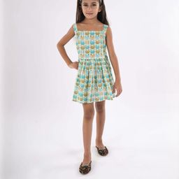 FabJunior Print Fit & Flare Dress-image-79