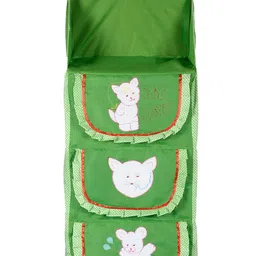 Kuber Industries Green Set of 1 Regular Fashion Organisers-10
