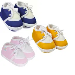NESKA MODA Kids-Unisex Pink Cotton Booties-picture-38