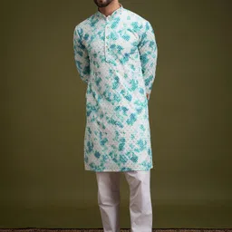 Anouk Men Embroidered Thread Work Kurta-picture-9
