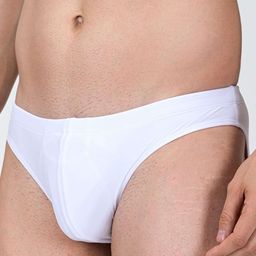 PANTEAZY Men Solid Mid-Rise Basic Briefs LO-FZ243003-BR-W-M-19