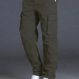 SZN Men High-Rise Cargos Trousers-image-97
