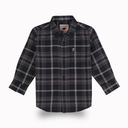 Gini and Jony Boys Comfort Fit Spread Collar Tartan Checked Cotton Casual Shirt-image-67