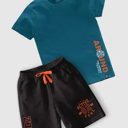 CODEZ Boys Printed T-shirt with Shorts-71