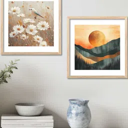 WALLLANE Set of 2 Abstract Wood Wall Art-picture-32