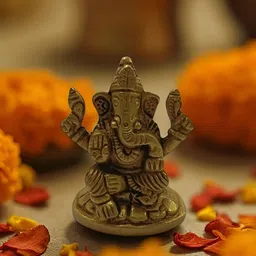 DULI Gold-Toned Religious Idol Showpiece-picture-6