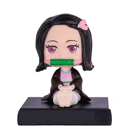 AUGEN Kids Pink & Green Nezuko Figure Bobblehead-30