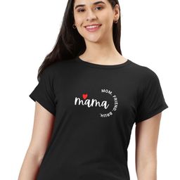 Moda Rapido Women Typography Printed Round Neck Cotton T-shirt-picture-22