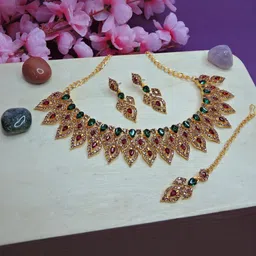 VATSALYA creation Women Multi Jewellery Set-image-6