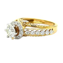 SHAIVA Gold Ring with Brilliant-Cut Diamond-image-16