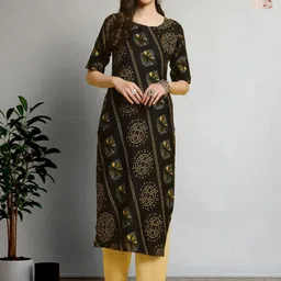 HERE&NOW Women Pack Of 2 Floral Printed Regular Kurta with Trousers-11