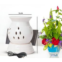 PEEPALCOMM 3Pcs White Electric Scented Diffuser With Mogra Oils - 10 ml Each image 3