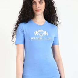 Tommy Hilfiger Women Typography Applique T-shirt-image-50