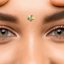 Comet Busters 14-Pcs Traditional Designer Bindi - Gold image 3
