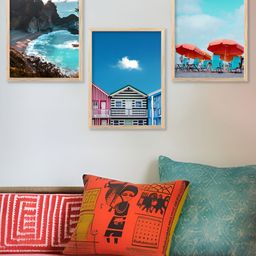 Kotart Blue & White 3 Pieces Wooden Wall Arts-picture-14