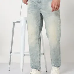 SHOWOFF Men Comfort Straight Fit Low-Rise Heavy Fade Acid Wash Jeans-image-99