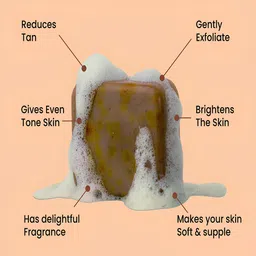 GHAR SOAPS DeTan And Brightening Soap With Saffron - 100 g image 5