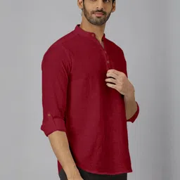 Fifth U Men Maroon Kurta-picture-40