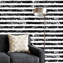 ArtzFolio Printed UV-Resistant Anti-Bacterial Abstract StripesPeel & Stick Wallpaper-image-62