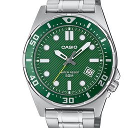 CASIO Men Dial & Stainless Steel Cuff Straps Analogue Watch A2378-49