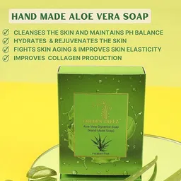 Golden Treez Set Of 2 Aloe Vera Glycerine Soaps- 115 ml Each image 3