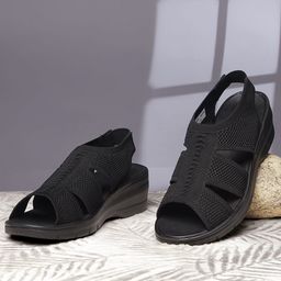 Hush Puppies Women Wedge Peep Toes-image-35