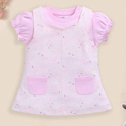 BABY GO Puff Sleeve A-Line Dress-15