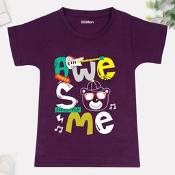 Billion Boys Printed Bio Finish Applique T-shirt-image-92