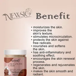 Newsio Chocolate Scrub With Cocoa Butter - 100 g image 2