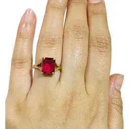 GenZcomplex Gold-Plated Brass Finger Ring-74