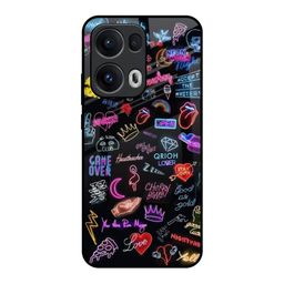 QRIOH Quirky Printed Oppo Reno13 Pro 5G Back Case Mobile Accessories-picture-0
