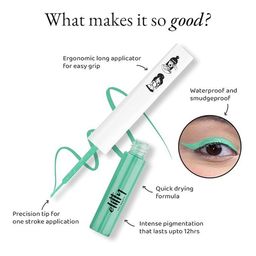 Elitty Set Of 2 Pop Color Eyeliner - 4 ml- High Maintenance & Mascara - 5 ml -Queen Energy image 5