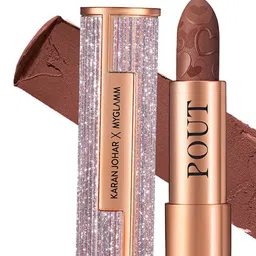 MyGlamm POUT by Karan Johar Matte Plumping Lipstick-4g- Koffee Pout-51